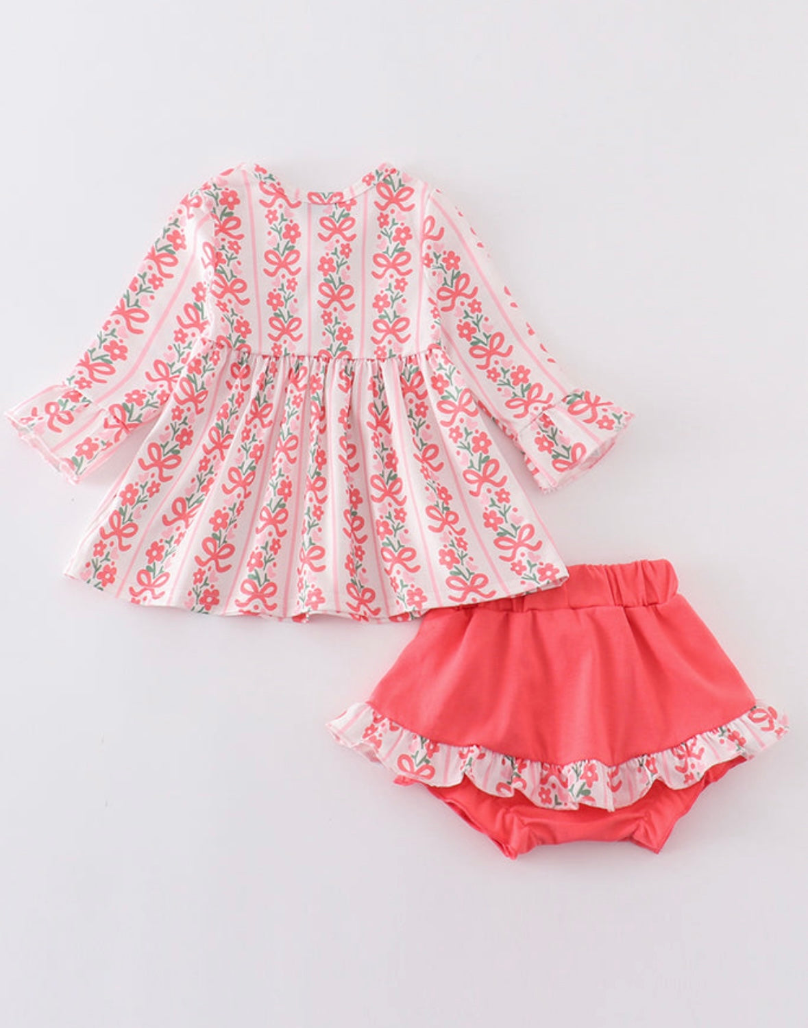 Floral Bow Bloomer Set