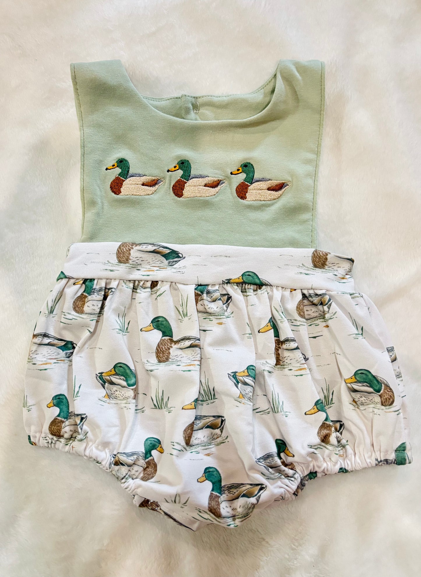 Mallard Duck Embroidered Bubble