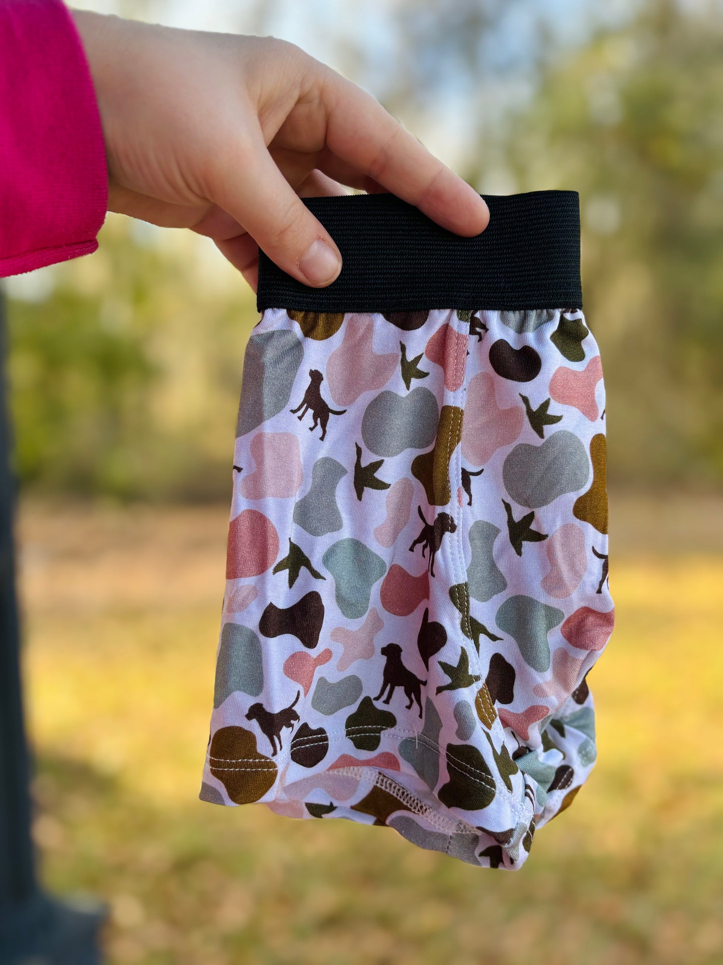Duck Dog Camo Bamboo Boxer Briefs