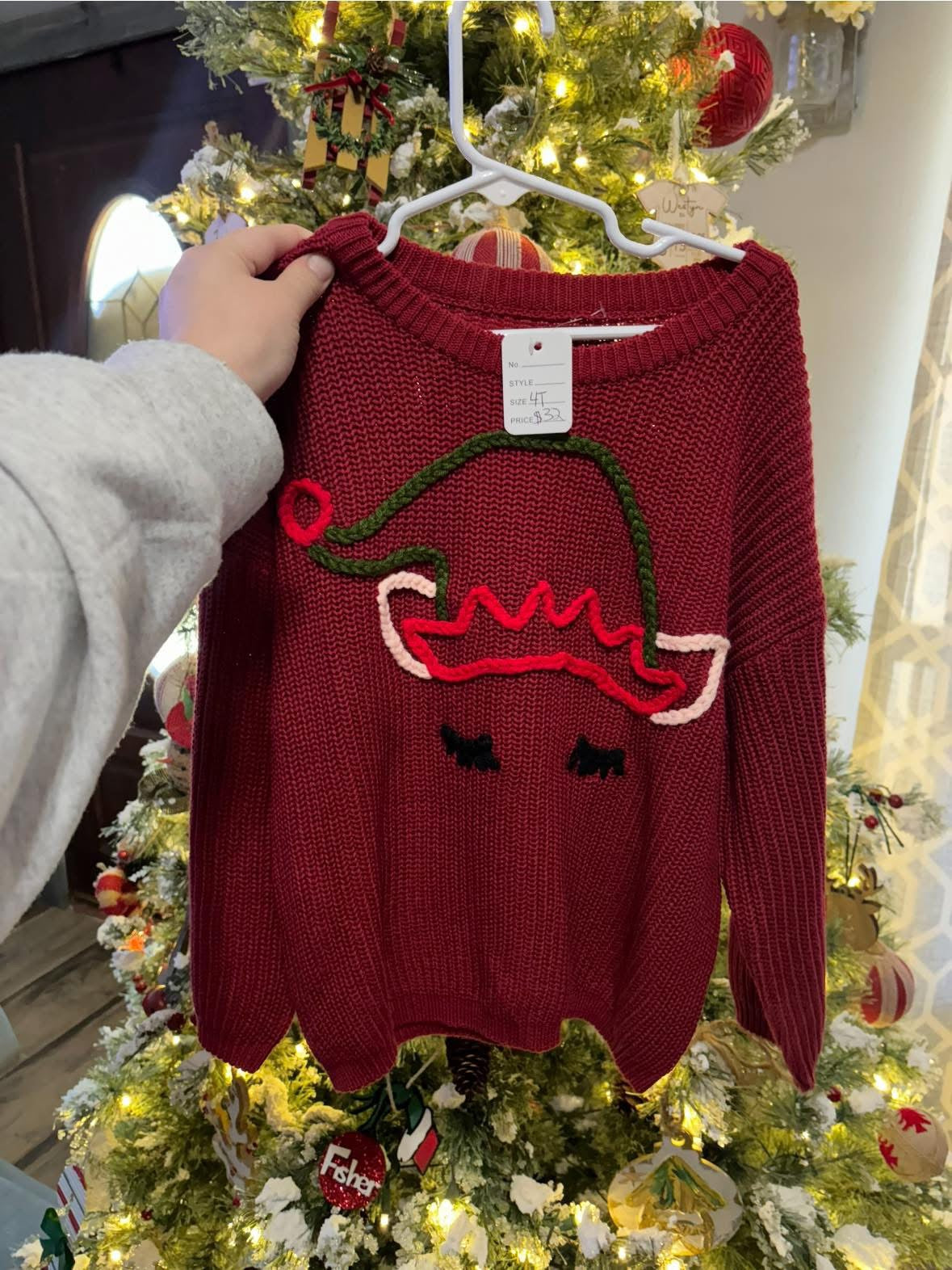 Elf Embroidered Sweater