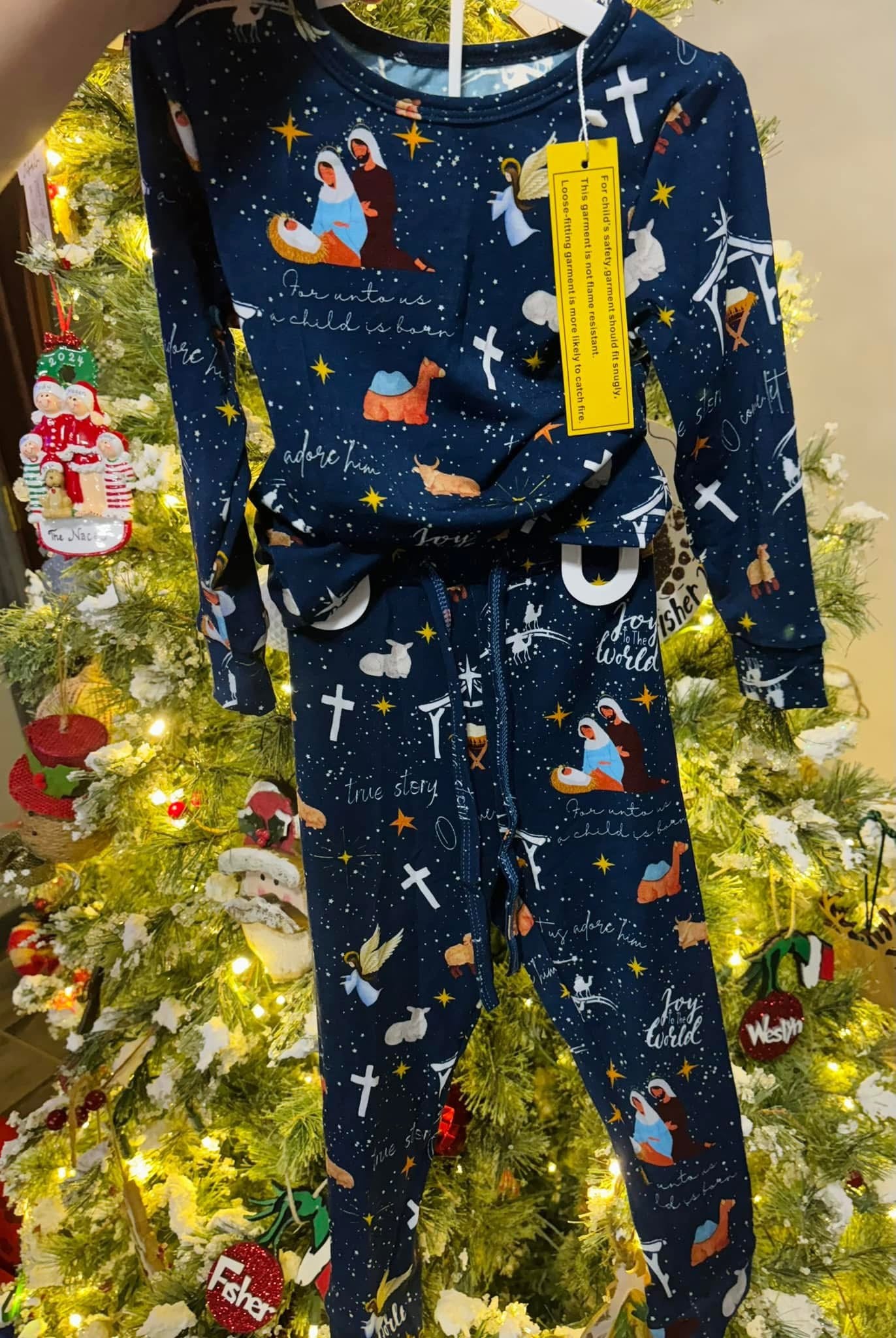 Nativity Bamboo Pajamas