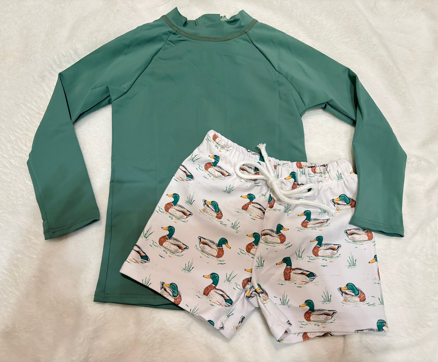 Boys Two-Piece Mallard Swim