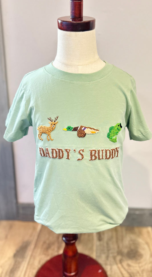 Daddy Little Buddy T-Shirt French knot