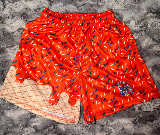 Custom Cougar Ice Cream Shorts